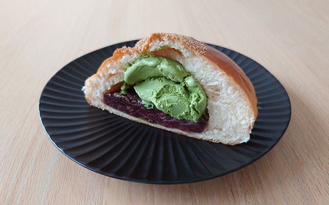 「高級つぶあん」+「抹茶アイス」