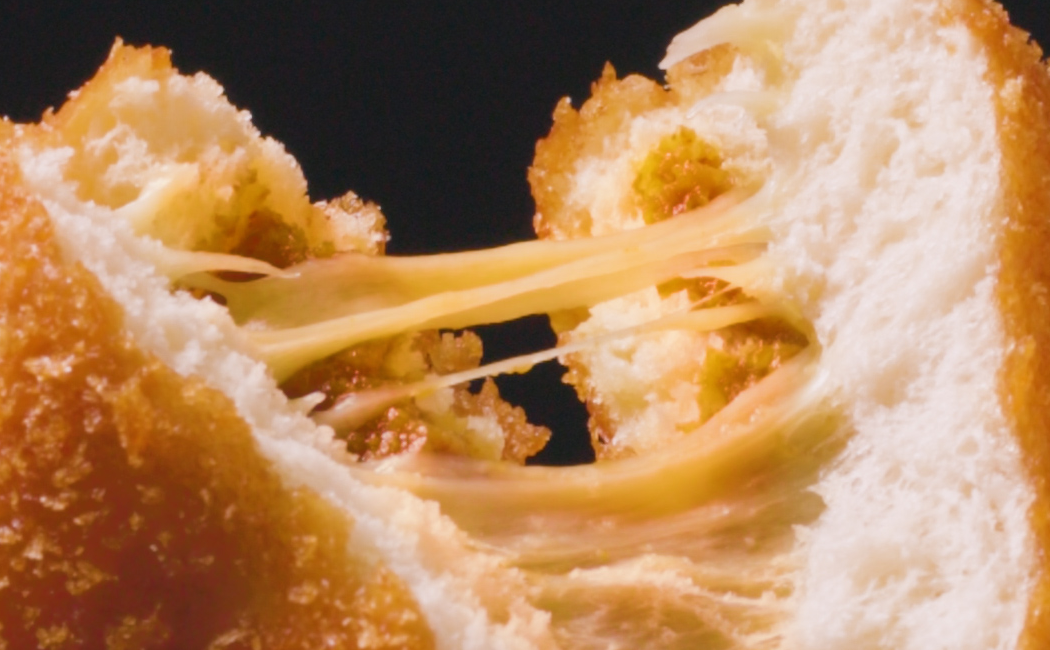 カレーチーズバーガー​